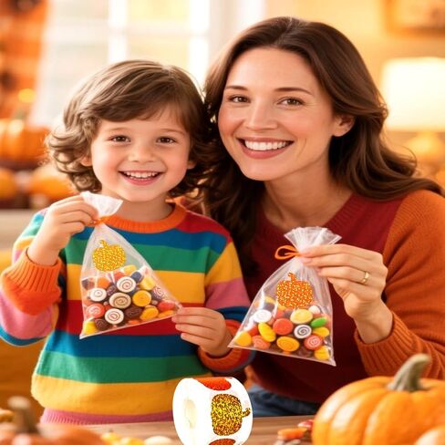 500pcs ملصقات قرع هالوين لفة 1 في شكل اليقطين بالليزر شارات مقاومة للماء 3 ألوان برتقالية ملصقات ملصقات ذاتية للذات للأطفال in Kuwait