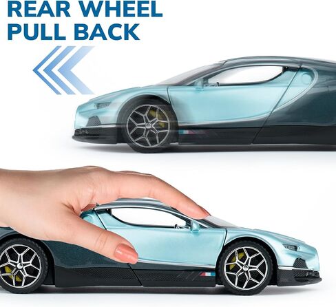 ألعاب السيارات للأولاد 1 32 Collecast Cars Collectibles Model Kit و Metal Toy Car للبنين والبنات ، وسحب السيارات مع الأضواء والأصوات ، والسيارات للأطفال الذين تتراوح أعمارهم بين 3-5 （الأزرق） in Kuwait