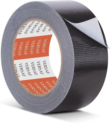 Heavy Duty Black Duct Tape - 1.88" x 35 yd, Strong Adhesive Waterproof All-Weather Multipurpose Repair & Sealing Tape for Home Repairs, Automotive, Outdoor, Packaging, Crafts in Saudi Arabia