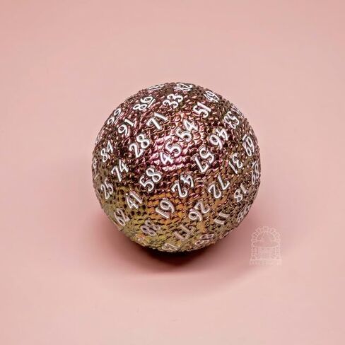 Sage's Portal D100 Dragonstones Metal DND Dice for DND TTRPG Dungeons and Dragons Pathfinder (Hollow Nickel/Blood) in Kuwait