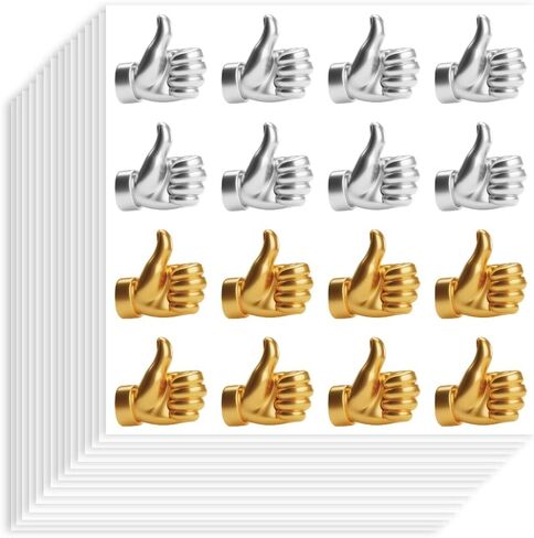 320Pcs Thumbs UP Self-Adhesive Stickers Funny Cartoon Water Bottle Stickers Decal Waterproof Reward Decals Accesory for Laptop Paper Decor Teacher Awards Classroom Prizes 20 Sheets in Saudi Arabia