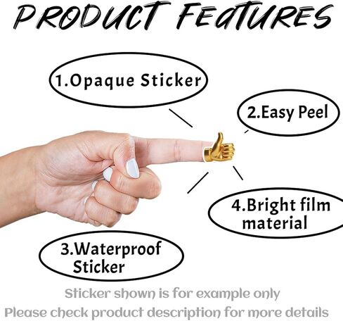 320Pcs Thumbs UP Self-Adhesive Stickers Funny Cartoon Water Bottle Stickers Decal Waterproof Reward Decals Accesory for Laptop Paper Decor Teacher Awards Classroom Prizes 20 Sheets in Saudi Arabia