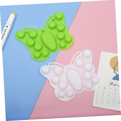 Uonlytech Butterfly-Shaped Multi-Function Painting Mixing Plate 12-Piece Creative Pigment Tray for Boys and Girls and Adults for Art Projects and Classroom Use in Saudi Arabia