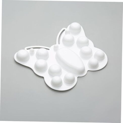 Uonlytech Butterfly-Shaped Multi-Function Painting Mixing Plate 12-Piece Creative Pigment Tray for Boys and Girls and Adults for Art Projects and Classroom Use in Saudi Arabia