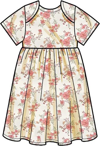 Simplicity Baby's Long Sleeve Romper و Caper Coper و Pullover Dress Packet ، رمز 9282 نمط الخياطة ، أحجام XS-XL ، أبيض in Saudi Arabia