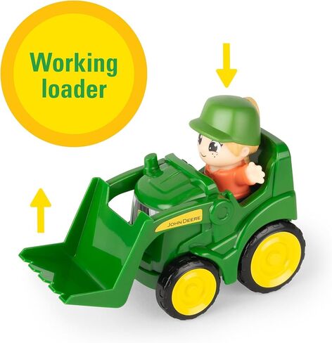 TOMY The Cows are Out! Farm Playset for Kids - Toddler Farm Set includes John Deere Tractor Toys with Front Loaders, Fencing, 2 Farmer Action Figures, and 4 Cow Toys - 14 Count - Ages 18 Months and Up in Saudi Arabia