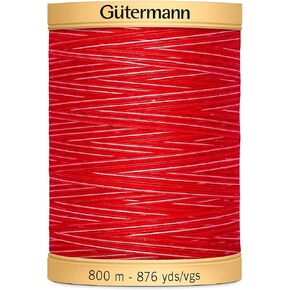 خيط القطن الطبيعي GUTRERMANN يتنوع 876 ياردة روبي أحمر in Kuwait