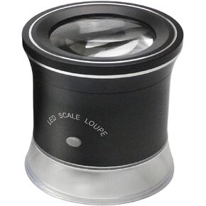 30x مقياس LED LOUPE مُضوء مع 6 أضواء أبيض 3 UV إعادة تكبير مقياس شبكية شبكية قابلة للتبديل من أجل PCB COIN COIN in Kuwait