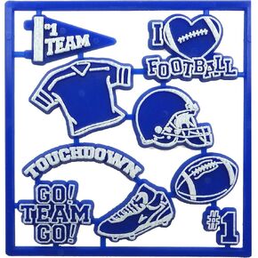 حزمة كرة القدم الصغيرة - 9 قطع (أرجوانية/أبيض) in Kuwait