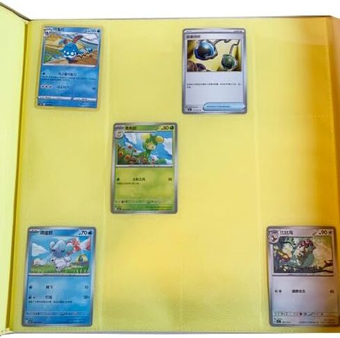 Pokemon Binder الرسمي - Jolteon - صندوق هدايا Eevee الصيني الحصري - المصنوع في اليابان - يمكنه عقد 480 بطاقة in Saudi Arabia