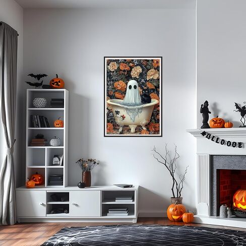 SENQAO Witch Diamond Painting مجموعات للبالغين ، 5D Witch Witch Diamond Art Kits للبالغين المبتدئين ، DIY Full Drill Halloween Diamonds Paints Gem Gem Art and Crafts Kit Decor Home Gift 12x16inch in Saudi Arabia