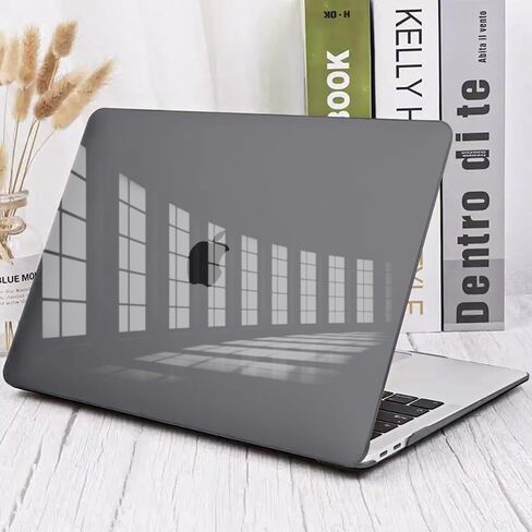 Compatible with MacBook Air 13 inch Case 2021 2020 2019 2018 Release M1 A2337 A2179 A1932, Plastic Hard Shell Cover Keyboard Skin Screen Film for MacBook Air 13 Inch M1 Case, Crystal Black in Saudi Arabia
