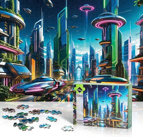 Puzzles for Adults 1000 Pieces - Tree of Life Aurora Jigsaw Puzzles - 1000 Pieces Puzzles with Letters on Back - Hard Challenging 1000 Piece Puzzle - 27.6x20.5 inch, 1:1 Poster in Saudi Arabia