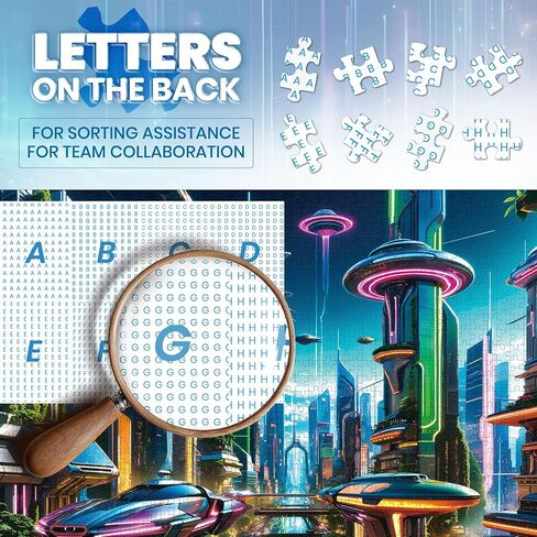 Puzzles for Adults 1000 Pieces - Tree of Life Aurora Jigsaw Puzzles - 1000 Pieces Puzzles with Letters on Back - Hard Challenging 1000 Piece Puzzle - 27.6x20.5 inch, 1:1 Poster in Saudi Arabia