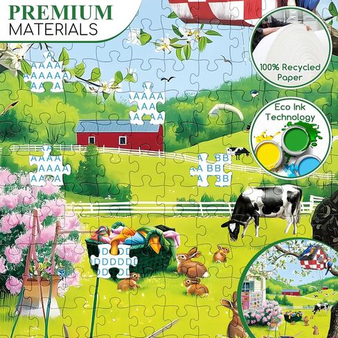 500 Piece Puzzle for Adults | Town in Autumn Street Puzzle | Recycled Cardboard Fall City Landscape Jigsaw Puzzle 500 Pieces | Challenging Game Home Decor Birthday Party Gift for Adults Kids Seniors in Saudi Arabia