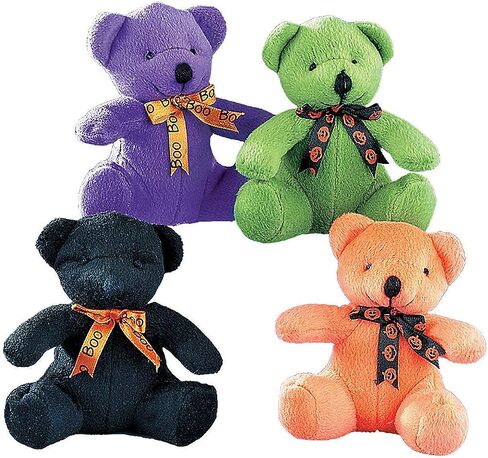 Fun Express Plush Halloween Bears - Toys - 12 Pieces in Saudi Arabia