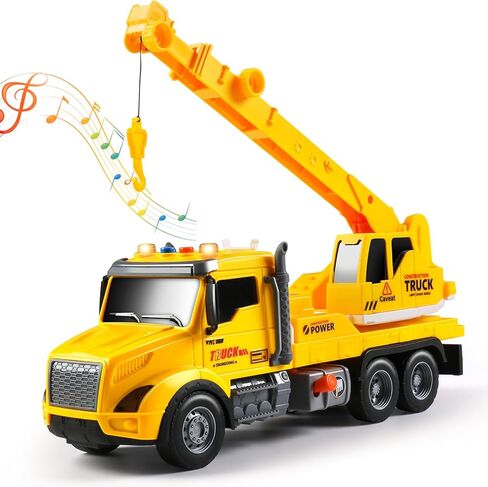 ألعاب Toddler Trucks ، شاحنة لعبة خلاط الأسمنت الكبيرة مع الأضواء والأصوات ، لعبة Boy Boy Truck لـ 3 4 5 6 سنوات ، هدايا عيد ميلاد عيد الميلاد للبنين والبنات in Kuwait