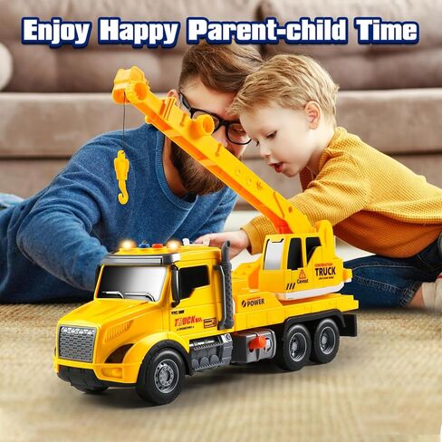 ألعاب Toddler Trucks ، شاحنة لعبة خلاط الأسمنت الكبيرة مع الأضواء والأصوات ، لعبة Boy Boy Truck لـ 3 4 5 6 سنوات ، هدايا عيد ميلاد عيد الميلاد للبنين والبنات in Kuwait