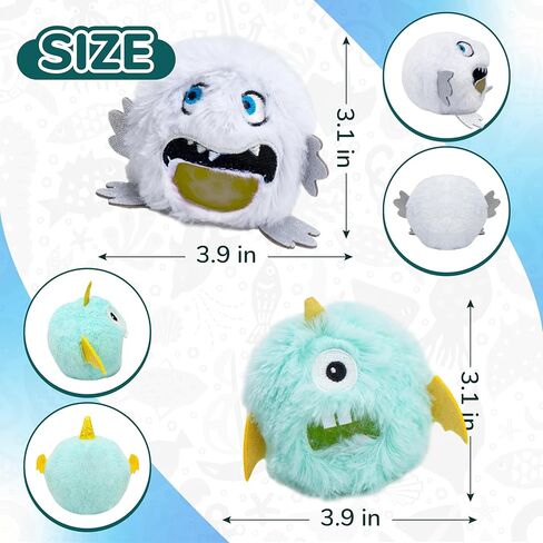 Squishy Toys Stress Balls, Plush Monster Fidget Toys for Kids Adults, Fidget Toys with Squishy Ball Inside Belly for Stress Relief, Calming, Focus, Autism and ADHD in Kuwait