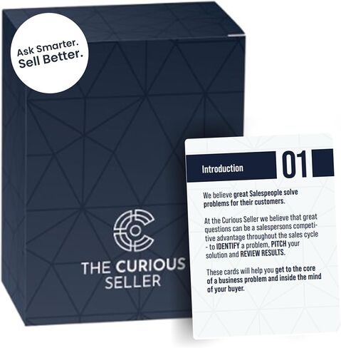 سطح المبيعات النهائي Deck: Master B2B Sales Discovery مع كتاب Pocket Playbook | ماذا تسأل وكيف تسألها | أسئلة للمساعدة في التأهل ، الملعب ، طلب الاعتراضات والإغلاق in Saudi Arabia