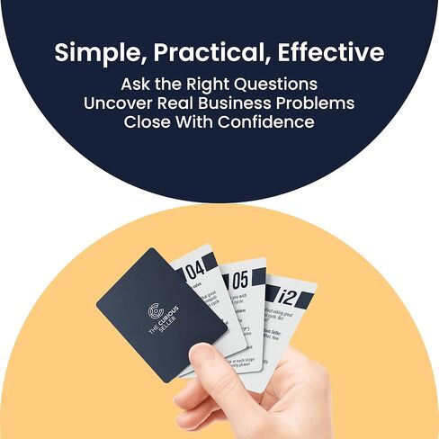 سطح المبيعات النهائي Deck: Master B2B Sales Discovery مع كتاب Pocket Playbook | ماذا تسأل وكيف تسألها | أسئلة للمساعدة في التأهل ، الملعب ، طلب الاعتراضات والإغلاق in Saudi Arabia