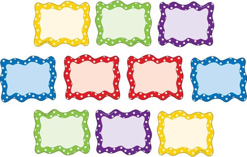 Teacher Created Resources Blank Cards Accents, Polka Dot (4757) in Saudi Arabia