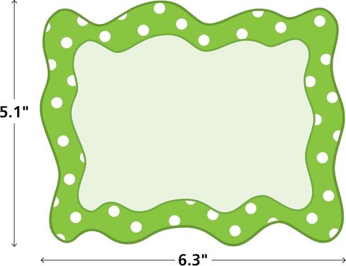 Teacher Created Resources Blank Cards Accents, Polka Dot (4757) in Saudi Arabia
