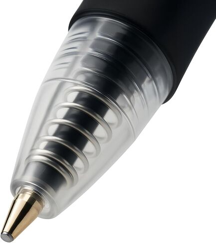 White Bay Retractable Proper Pens Ink Black Poins ، Media Point (1mm) ، 18 pack in Saudi Arabia