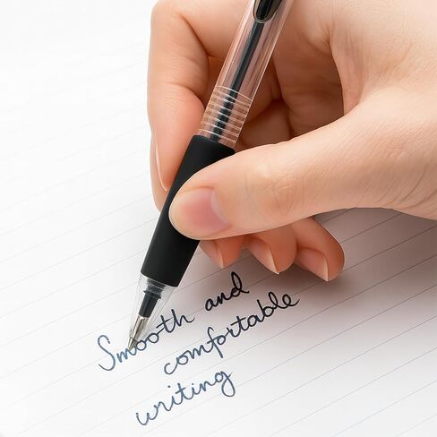 White Bay Retractable Proper Pens Ink Black Poins ، Media Point (1mm) ، 18 pack in Saudi Arabia