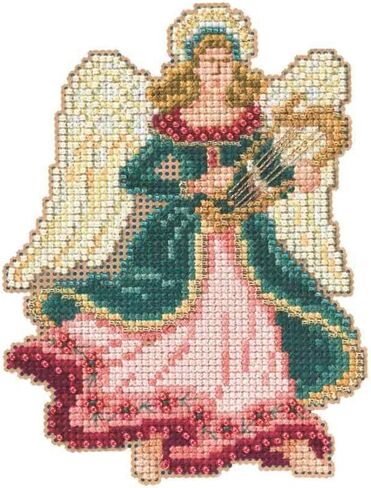 Gabrielle Bead Christmas Cross Stitch Kit Mill Hill 2014 Angel Trilogy in Saudi Arabia
