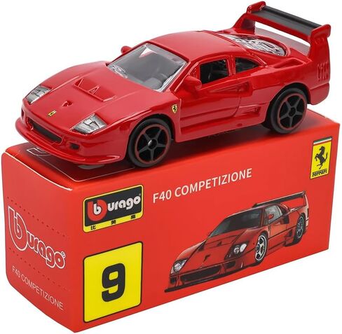 1:64 Scale Fe Rrari Series Collection Collection Race Diecast Metal Model Car (F40 Commandizione) in Kuwait
