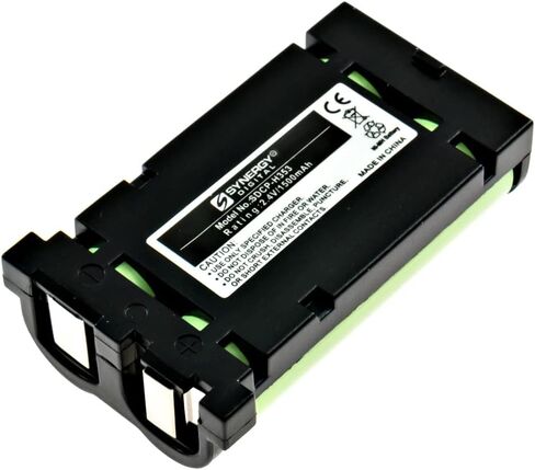 Synergy Digital Cordless Phone Battery, Compatible with Panasonic N4HHEPA00001 Cordless Phone, (Ni-MH, 2.4V, 1500 mAh), Replacement for Panasonic HHR-P513 Battery in Saudi Arabia