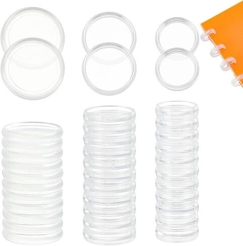 Benecreat 33pcs 3 أقراص ملزمة للكتاب البلاستيكي الأبيض ، وأقراص رابط مستديرة من أجهزة الكمبيوتر المحمولة DIY ومستلزمات Sclebooking Planner in Saudi Arabia