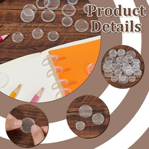 Benecreat 33pcs 3 أقراص ملزمة للكتاب البلاستيكي الأبيض ، وأقراص رابط مستديرة من أجهزة الكمبيوتر المحمولة DIY ومستلزمات Sclebooking Planner in Saudi Arabia