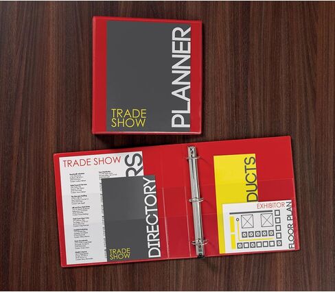 Avery® Heavy-Duty View 3-Ring Binder With Locking One-Touch EZD™ Rings, 1 1/2" D-Rings, Red in Saudi Arabia