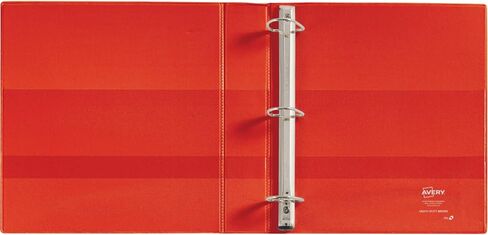 Avery® Heavy-Duty View 3-Ring Binder With Locking One-Touch EZD™ Rings, 1 1/2" D-Rings, Red in Saudi Arabia