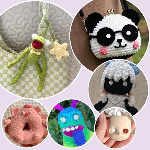 PH PandaHall 300pcs Eyes Cabochons, 8mm White Flatback Animal Eyes Flat Round Craft Eye Cabochon Craft Resin Dome Button for Stuffed Animal Amigurumi Bear Teddy Puppet Cat Making Scrapbooking Projects in Saudi Arabia