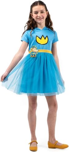 BioWorld Dog Man Girl Girl Cosplay Dress مع تنورة تول وآذان الكلاب ثلاثية الأبعاد in Saudi Arabia