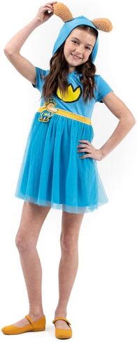 BioWorld Dog Man Girl Girl Cosplay Dress مع تنورة تول وآذان الكلاب ثلاثية الأبعاد in Saudi Arabia