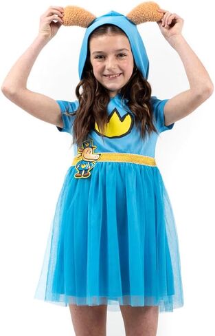 BioWorld Dog Man Girl Girl Cosplay Dress مع تنورة تول وآذان الكلاب ثلاثية الأبعاد in Saudi Arabia
