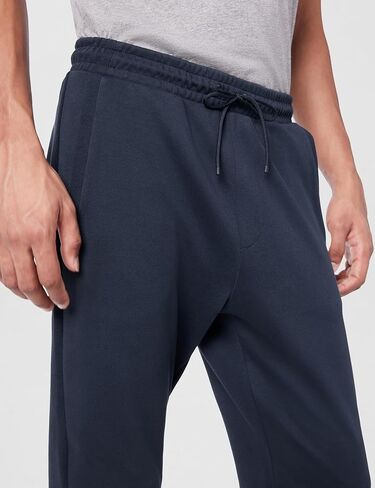 BOSS Men's Curved Logo Regular Fit Cuffed Sweatpants in Kuwait