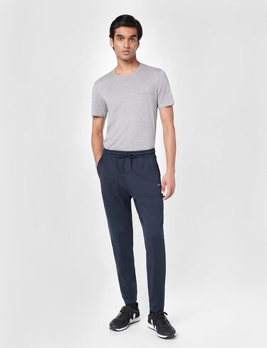 BOSS Men's Curved Logo Regular Fit Cuffed Sweatpants in Kuwait