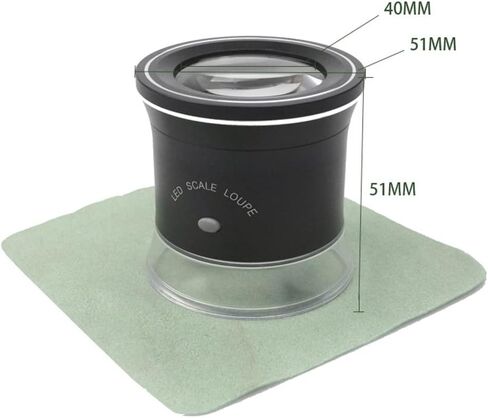 30x مقياس LED LOUPE مُضوء مع 6 أضواء أبيض 3 UV إعادة تكبير مقياس شبكية شبكية قابلة للتبديل من أجل PCB COIN COIN in Kuwait