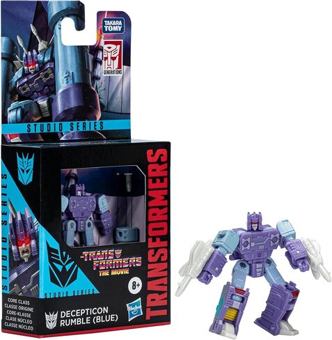 Transformers Toys Studio Series Core Class The The Movie Decepticon Rumble (Blue) Action Figure - Ages 8 and Up, 3.5-inch in Saudi Arabia