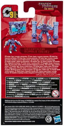 Transformers Toys Studio Series Core Class The The Movie Decepticon Rumble (Blue) Action Figure - Ages 8 and Up, 3.5-inch in Saudi Arabia