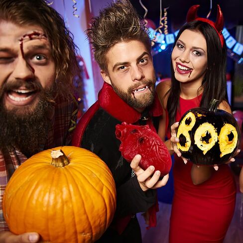 Fake Bloody Heart Prop, Life-Size Realistic Latex Heart Model for Halloween Haunted House Decoration, Pranks Scary Prop, Party Supplies in Saudi Arabia
