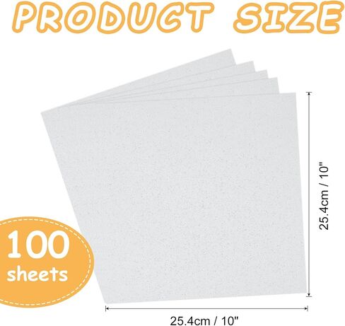 MECCANIXITY 100 Pcs Shimmer Cardstock Paper 6 Inch Length 6 Inch Width 80lb/120gsm Metallic for Art Supplies Crafting, Pink in Kuwait