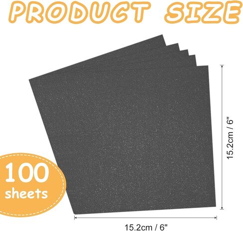 MECCANIXITY 100 Pcs Shimmer Cardstock Paper 6 Inch Length 6 Inch Width 80lb/120gsm Metallic for Art Supplies Crafting, Pink in Saudi Arabia