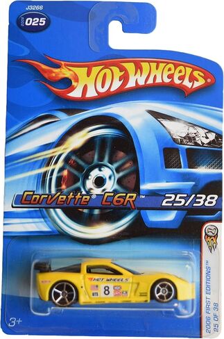 Hot Wheels Corvette C6R - 2006 First Editions 25/38 - Yellow in Saudi Arabia