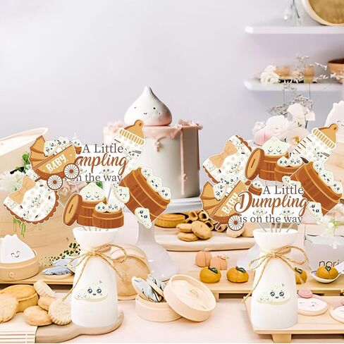 زخارف دش الطفل ، 24pcs القليل من الزلاب على الطريق ، عصا طاولة الطفل مركزية عصا لزلابية القليل in Saudi Arabia